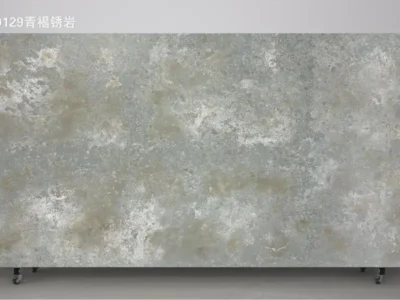 9129 Teal-Brown Rustic Rock